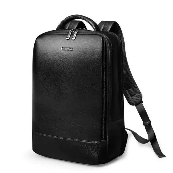 sac à dos en cuir noir