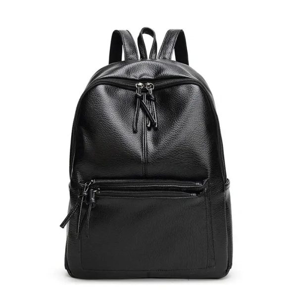 sac à dos cuir femme noir