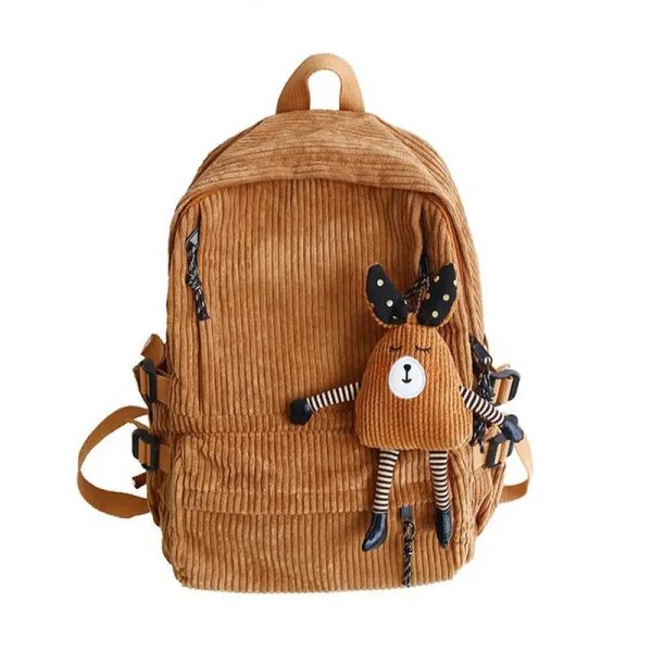 sac à dos en velours élégant