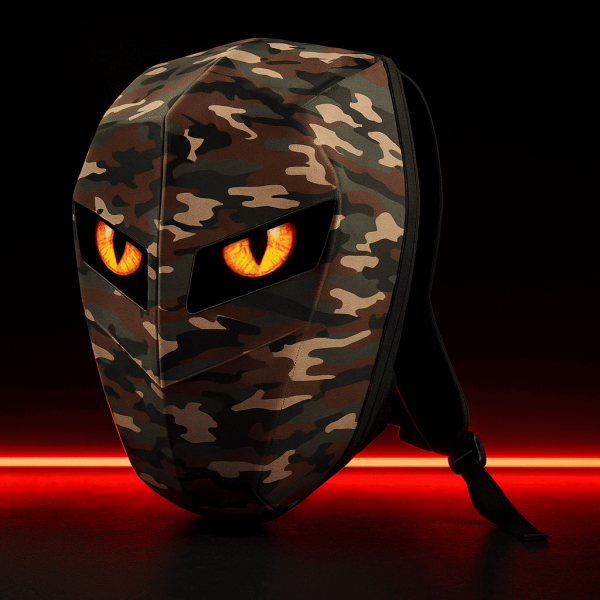 Sac à dos LED camouflage pour randonnée