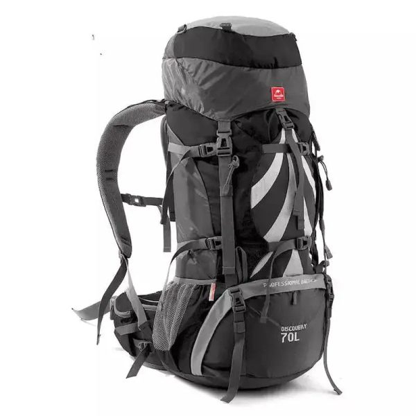 Sac à dos de randonnée 70L en action