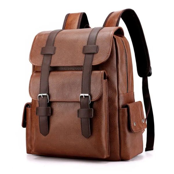 Sac à dos en cuir pour ordinateur