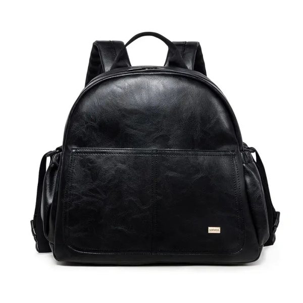 sac à dos à langer en cuir pour bébé