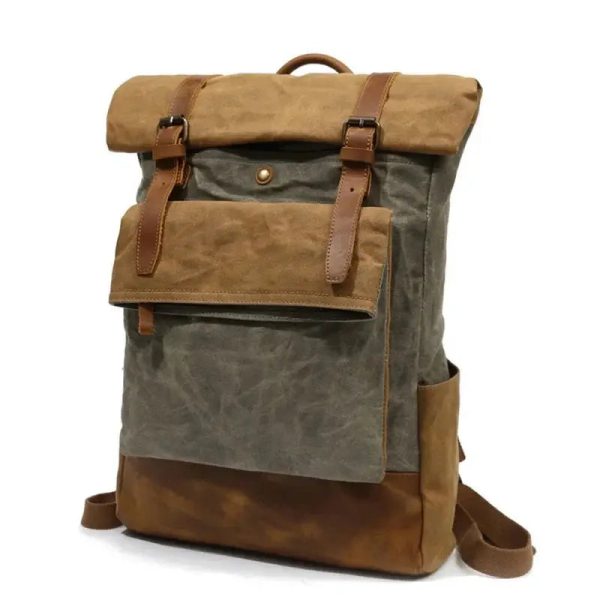 sac à dos roll top vintage