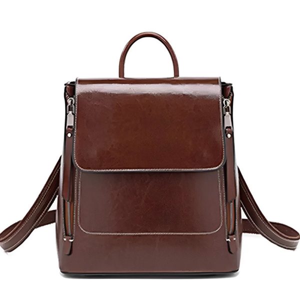 Cartable en cuir véritable