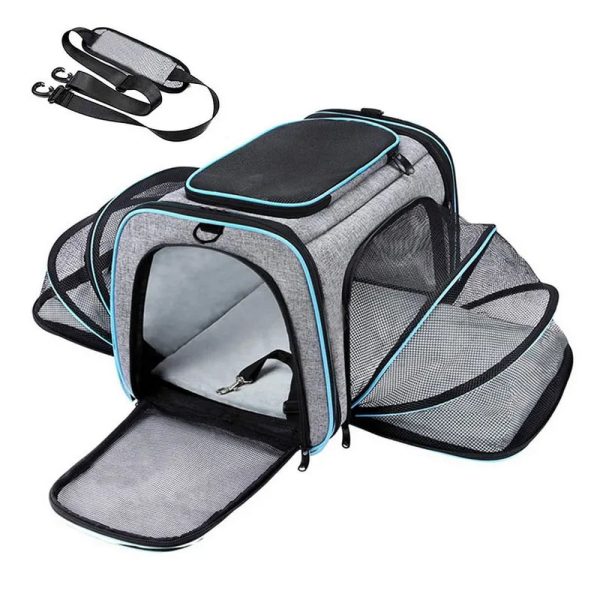 sac à bandoulière extensible pour chat