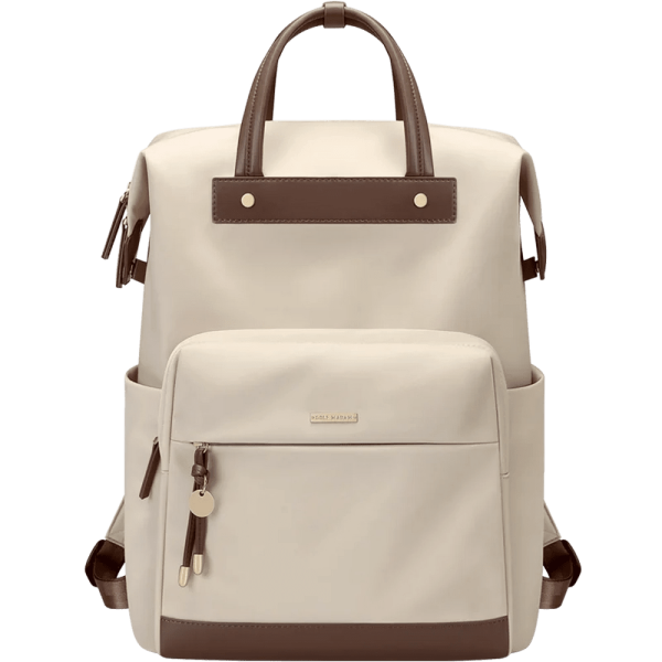 sac à dos beige femme
