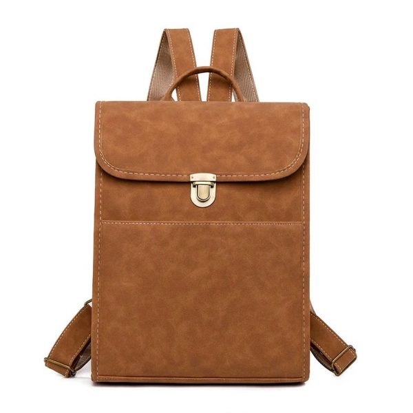 sac à dos rectangulaire en cuir
