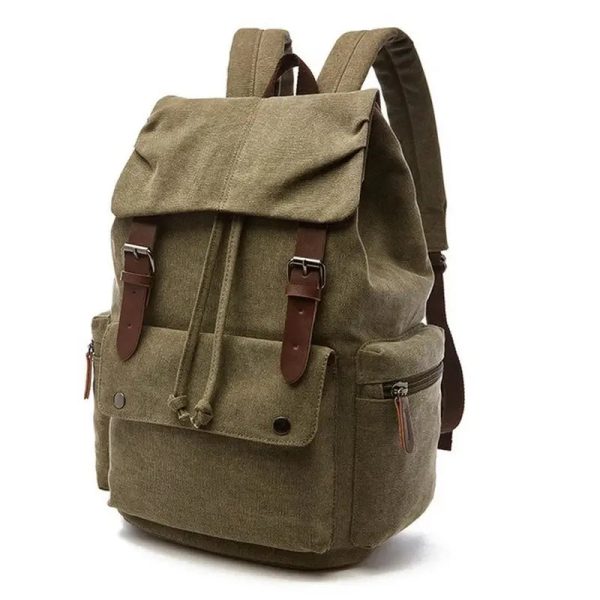 Sac à dos vintage homme en toile