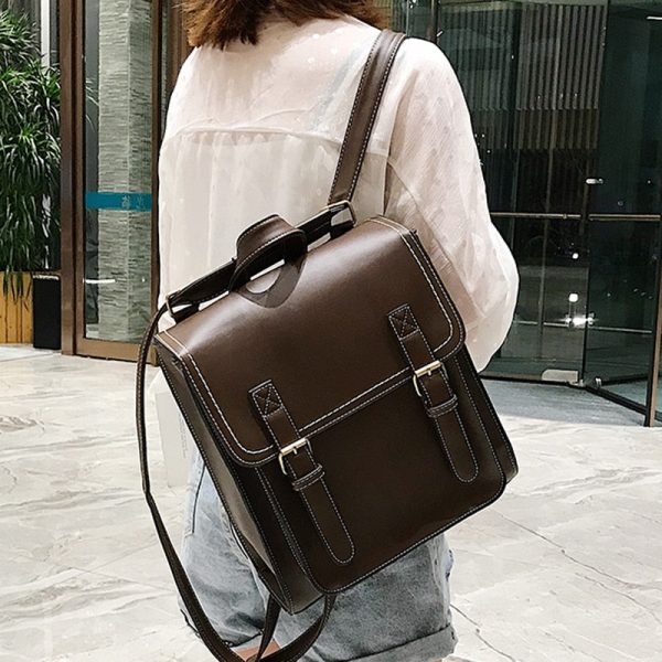 Sac de Voyage Vintage Femme Cartable Retro